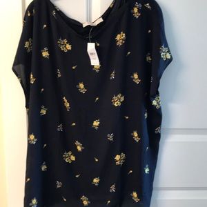 Loft plus boatneck blouse NWT. 20/22